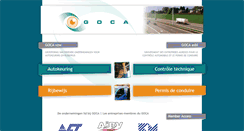 Desktop Screenshot of goca.be